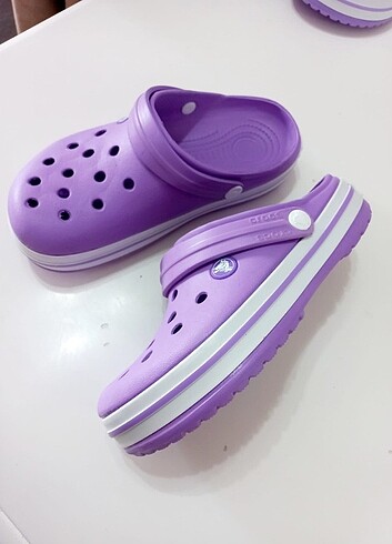 40 Beden mor Renk Yeni Sezon Crocs Terlik Sandalet 40