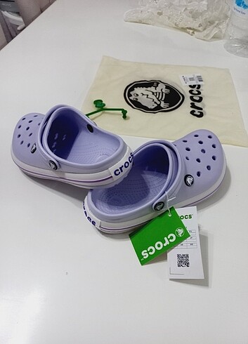 38 Beden mor Renk Crocs Terlik Sandalet Yeni Sezon Etiketli Poşetli lila