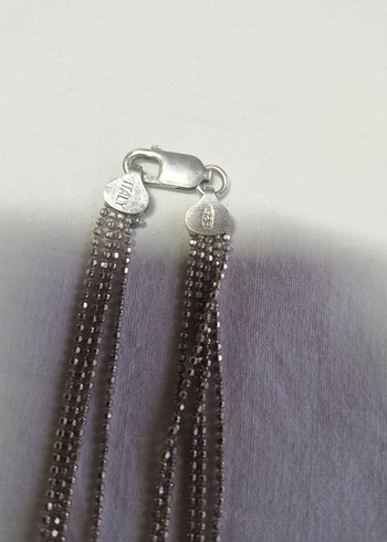 Gümüş kadın kolye 25 yıllık 21.30 gram - Görsel 5