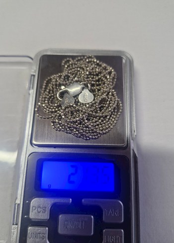 Gümüş kadın kolye 25 yıllık 21.30 gram - Görsel 7