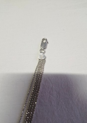 Gümüş kadın kolye 25 yıllık 21.30 gram - Görsel 3