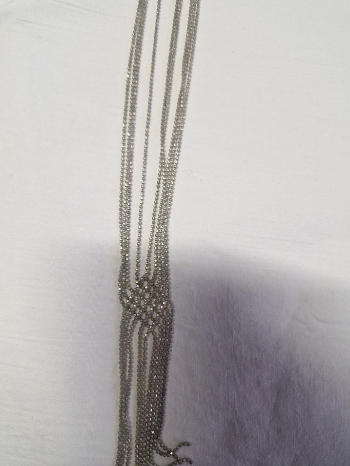 Gümüş kadın kolye 25 yıllık 21.30 gram - Görsel 4