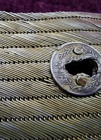 Antika Osmanlı gümüş kemer damgalı mühürlü lütfen fiyat sorunuz - Görsel 9