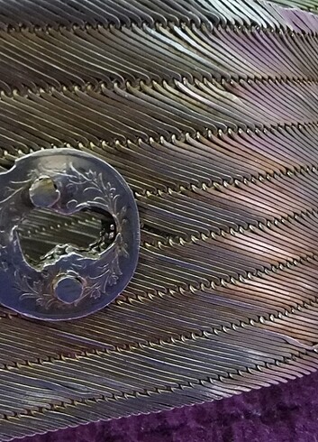 Antika Osmanlı gümüş kemer damgalı mühürlü lütfen fiyat sorunuz - Görsel 12