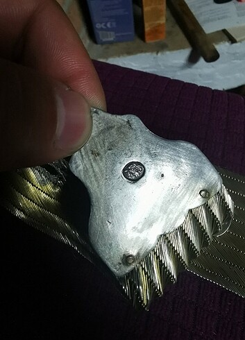 Antika Osmanlı gümüş kemer damgalı mühürlü lütfen fiyat sorunuz - Görsel 17