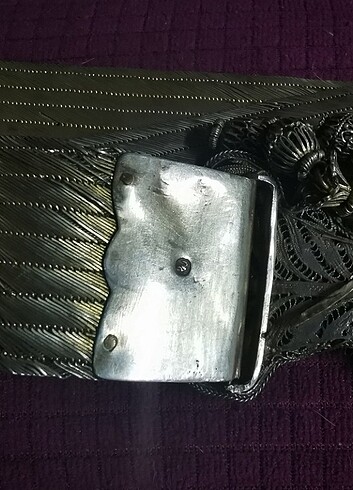Antika Osmanlı gümüş kemer damgalı mühürlü lütfen fiyat sorunuz - Görsel 18