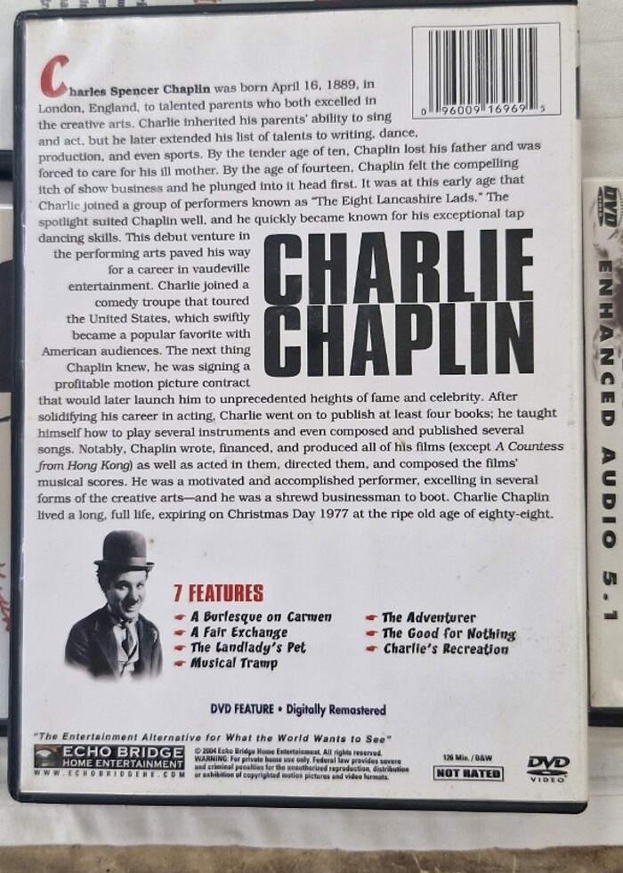 Charlie chaplin dvd set  - Görsel 4