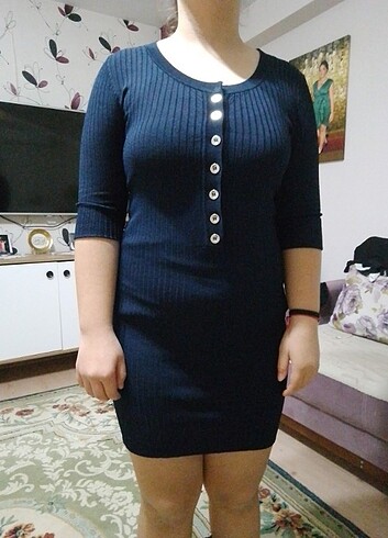 l Beden KOTON TRİKO ELBİSE