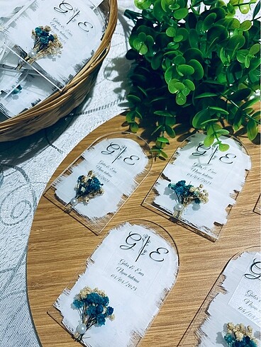 Pleksi nikah hediyelik Magnet