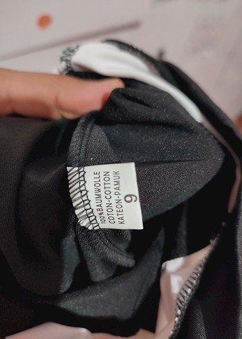 Siyah Midi  Kumaş Pantolon - Görsel 2