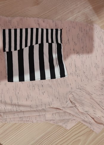 Pembe Baskılı Midi Tunik - Görsel 2