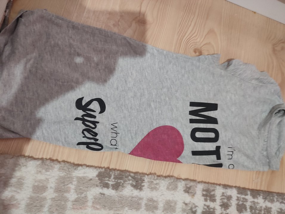 Gri Baskılı Tişörtü - Görsel 2