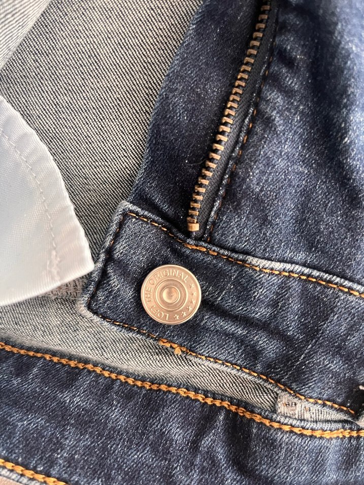 Kadın Lacivert Dar Kesim Midi Kot Pantolon - Görsel 2