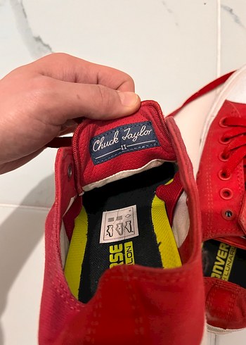 Kırmızı Kadın Spor Ayakkabısı Velcro - Görsel 2