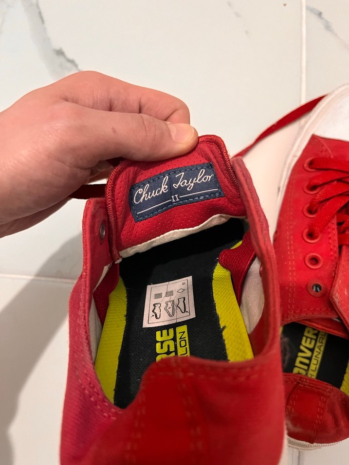 Kırmızı Kadın Spor Ayakkabısı Velcro - Görsel 2