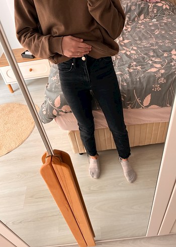 Mavi Gold Gri Metalik Desenli Kadın Jean - Görsel 2