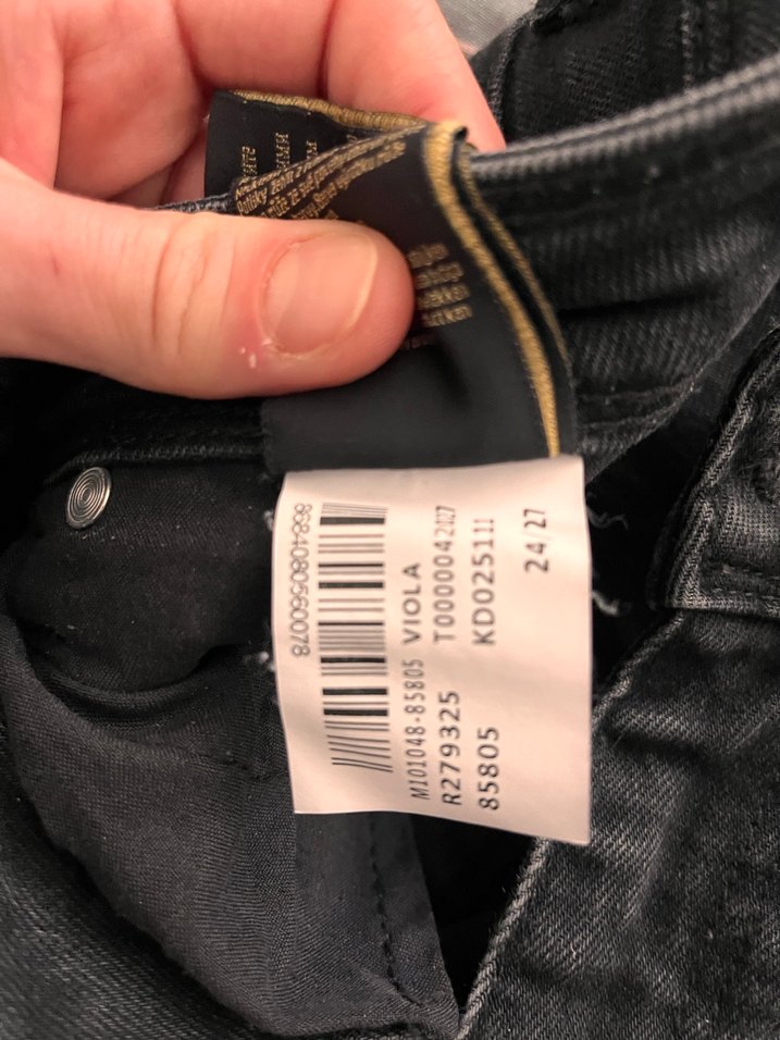 Mavi Gold Gri Metalik Desenli Kadın Jean - Görsel 4