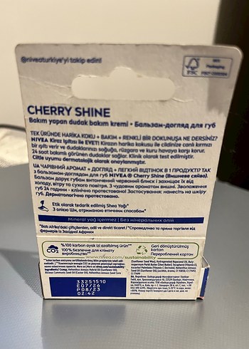 NIVEA Kırmızı Işıltılı Dudak Balmı - Görsel 2