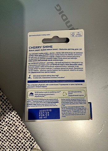 NIVEA Kırmızı Işıltılı Dudak Balmı - Görsel 3