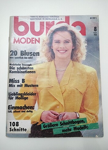 Burda 1988 Ağustos
