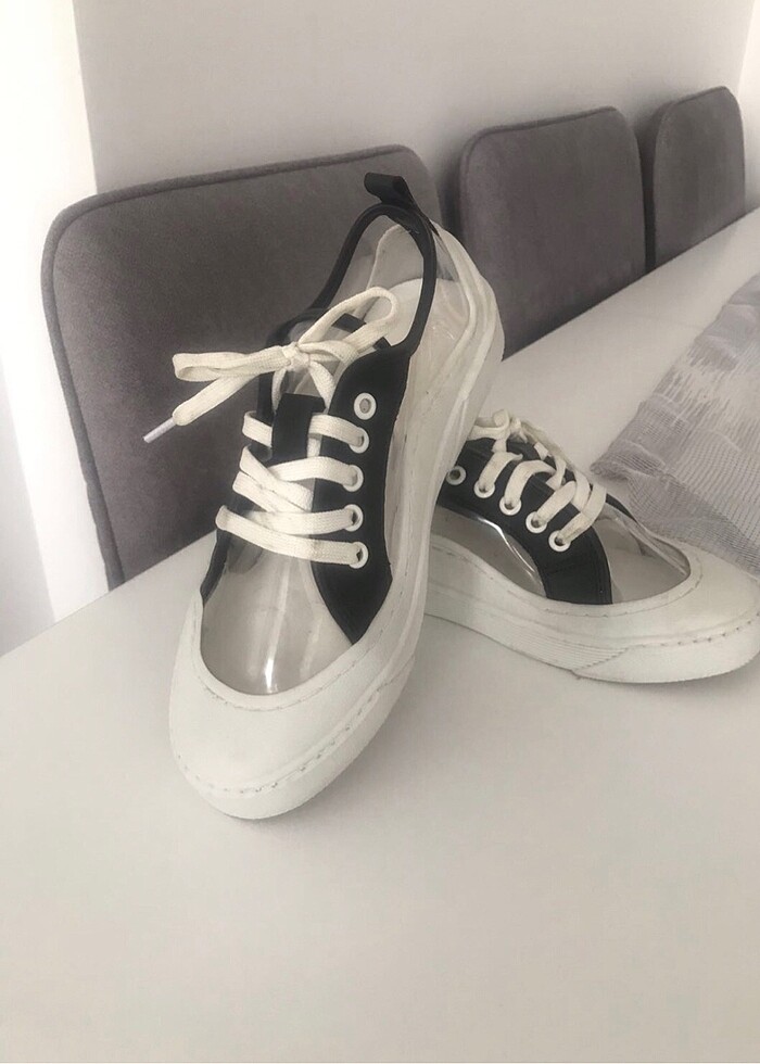 Şeffaf ayakkabı converse - Görsel 2