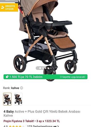 Cift yonku bebek arabasi