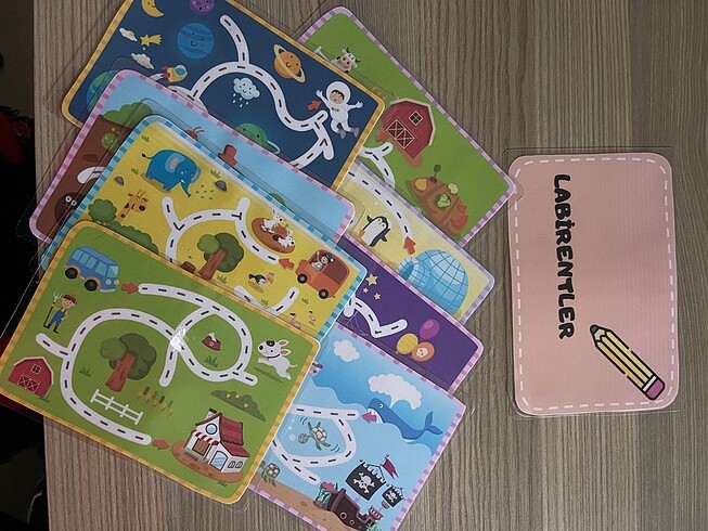 Beden Renk Eğitici kart oyunu