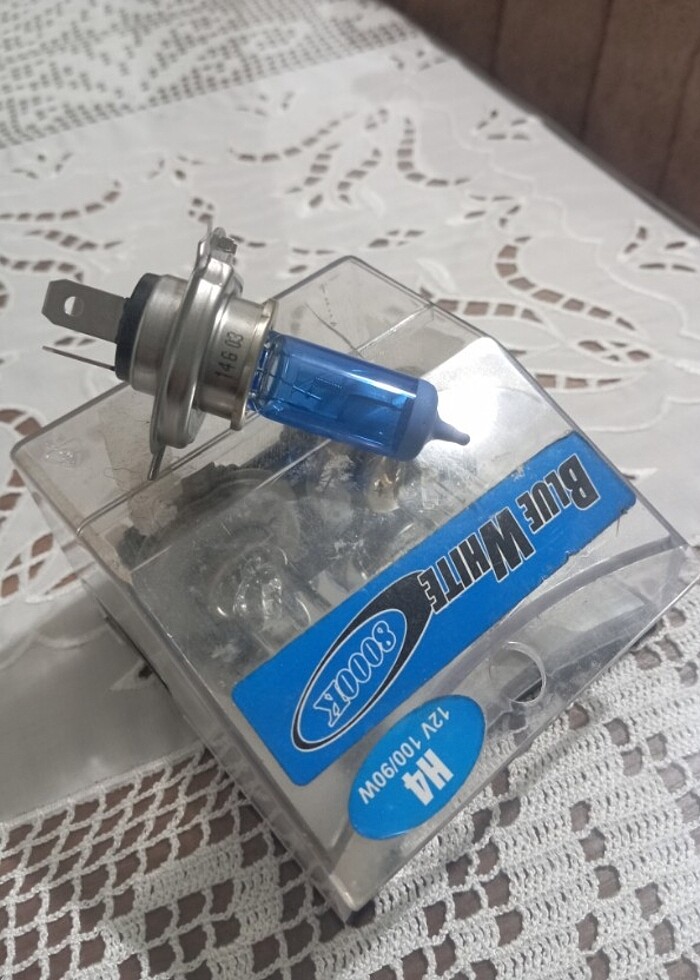 Blue White 8000K 4H Far Ampulü - Görsel 4