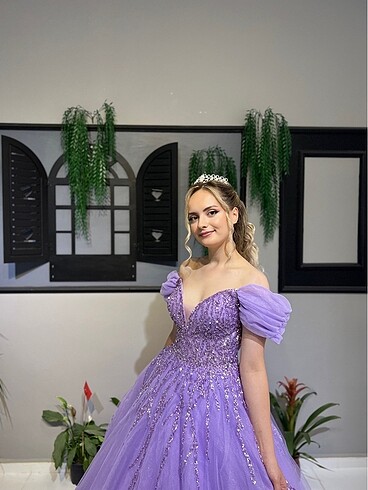 Nişanlık Prenses Model Abiye M Beden Özel Dikim Kalitesi ?