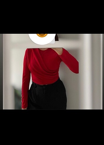 Kadın crop bluz