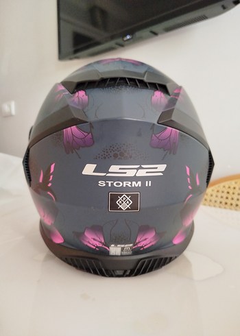 ls2 storm2 kask+siyah vizör - Görsel 3