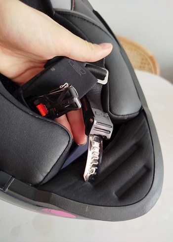 ls2 storm2 kask+siyah vizör - Görsel 10