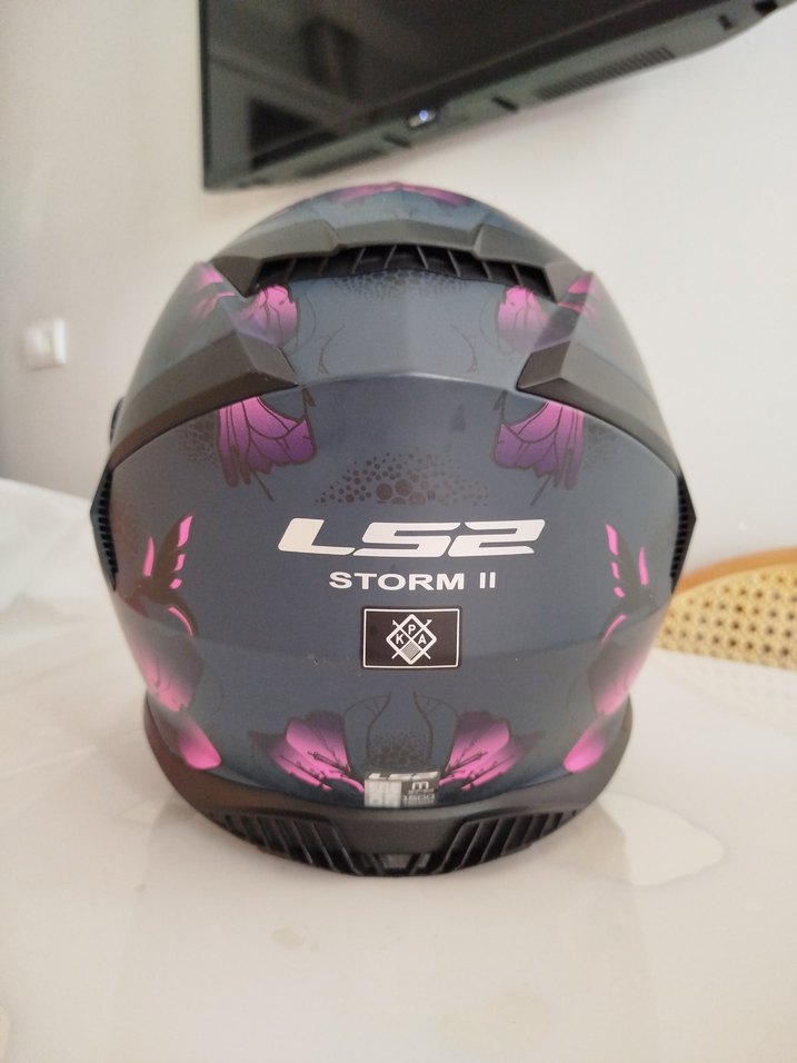 ls2 storm2 kask+siyah vizör - Görsel 3