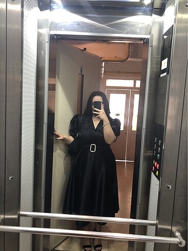 Siyah Elbise - Görsel 7