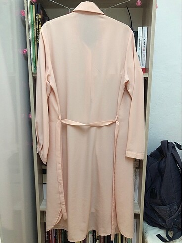 Pudra Renk Gömlek - Görsel 5