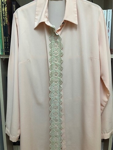 Pudra Renk Gömlek - Görsel 8