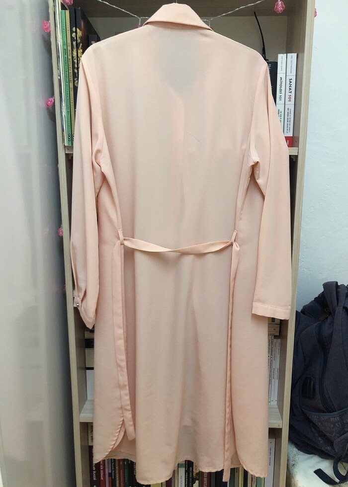 Pudra Renk Gömlek - Görsel 5