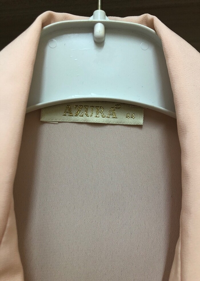 Pudra Renk Gömlek - Görsel 4