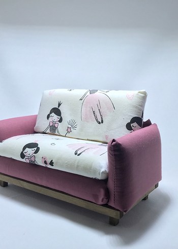 Barbie koltuk dollhouse oyun evi minyatür koltuk 