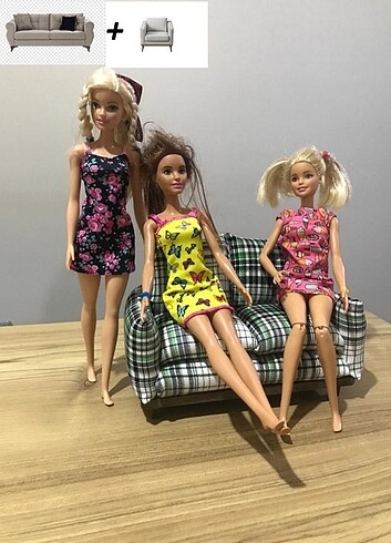  Beden Renk Barbie mini koltuk