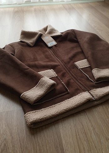 Kahverengi Kürklü  erkek çocuk ceket - Görsel 4