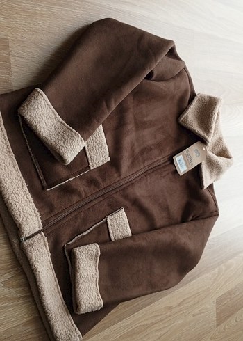 Kahverengi Kürklü  erkek çocuk ceket - Görsel 2