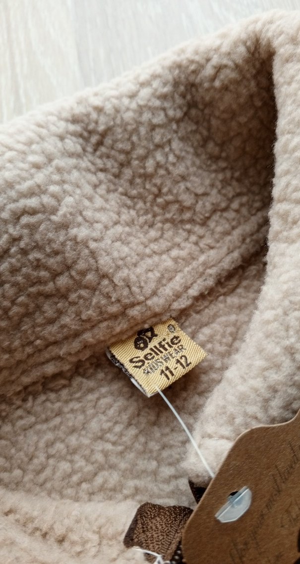 Kahverengi Kürklü  erkek çocuk ceket - Görsel 5