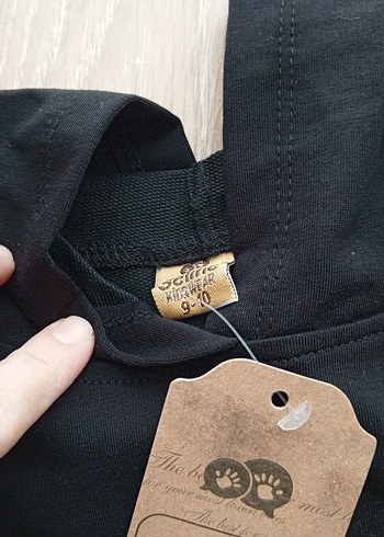 Siyah Leopar Desenli çocuk eşofman takımı - Görsel 4