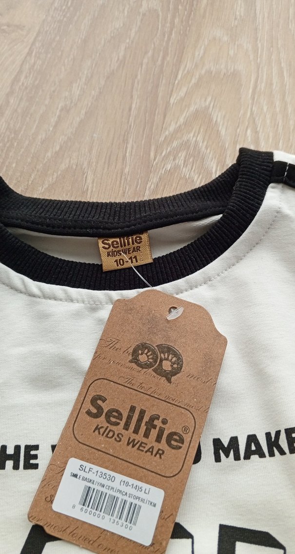 Kız Çocuk Gri Kuşaklı Eşofman Takımı - Görsel 3