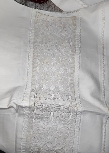 beyaz dantelli yastık ve etek - Görsel 8