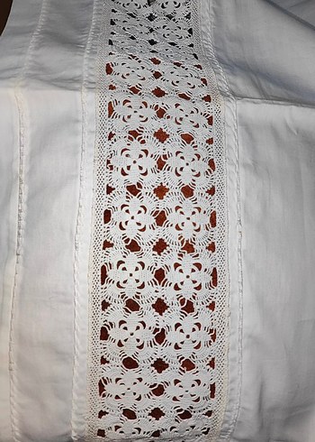 beyaz dantelli yastık ve etek - Görsel 7