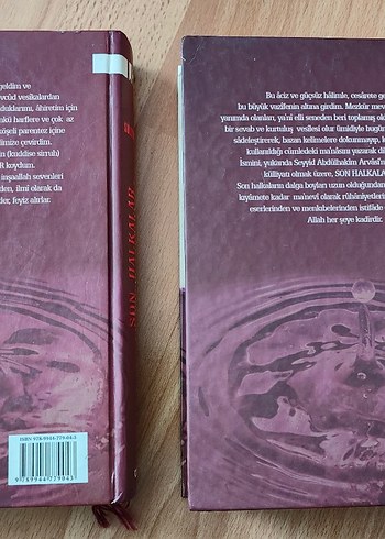 Son halkalar ve Seyyid Adülhakim Arvasi Kitap Seti ciltli - Görsel 2