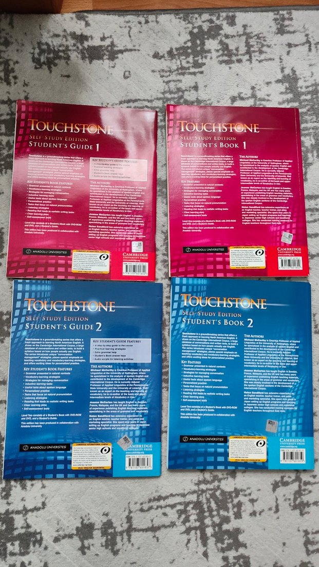 Touchstone 1 ve touchstone 2 İngilizce kitapları - Görsel 2