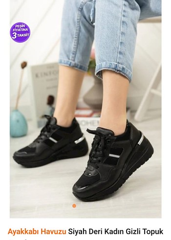 Siyah Spor Ayakkabı - Görsel 13